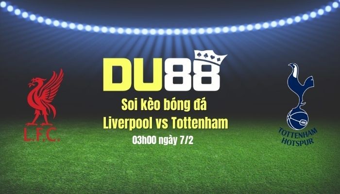 DU88 Soi kèo Liverpool vs Tottenham (3h00 ngày 7/2): Không dễ thắng cách biệt