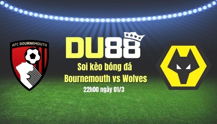 DU88 Soi kèo bóng đá Bournemouth vs Wolves, 22h00 ngày 1/3: Lôi nhau vào hiệp phụ